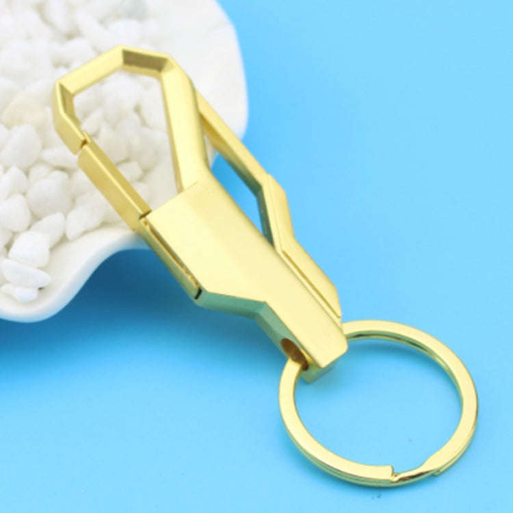 10 PCS Metal Keychain Men Car Creative Pendant, Random Color Delivery