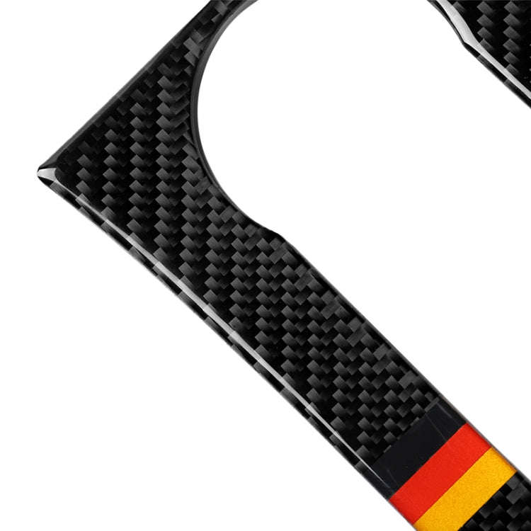 Car German Flag Carbon Fiber Air Conditioning Panel Decorative Sticker for Mercedes-Benz W204 C C...