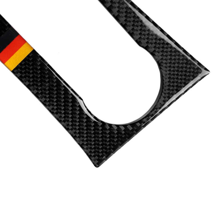 Car German Flag Carbon Fiber Air Conditioning Panel Decorative Sticker for Mercedes-Benz W204 C C...