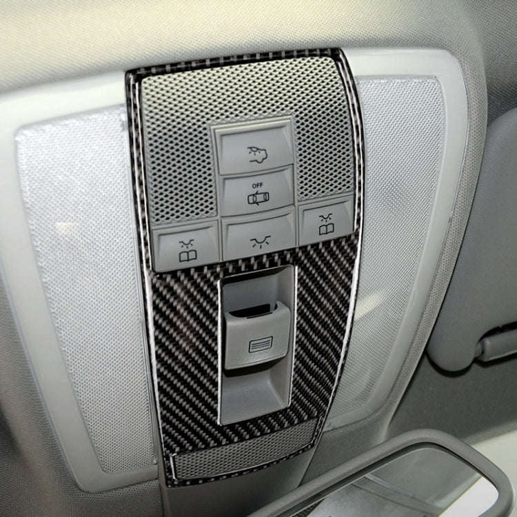 Car Carbon Fiber Reading Lamp Frame Decorative Sticker for Mercedes-Benz W204 2007-2013 / W212 20...