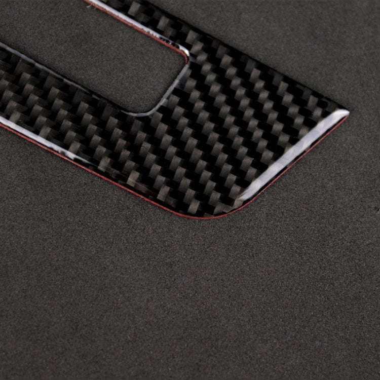 Car Carbon Fiber Central Control CD Panel Decorative Sticker for Mercedes-Benz W204 2011-2013 7-b...
