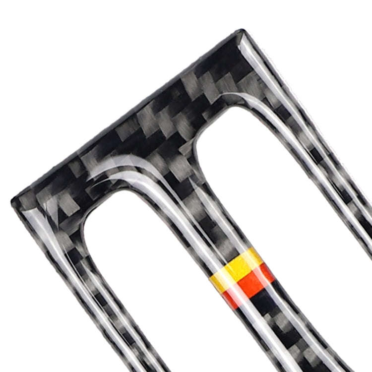 Car German Flag Carbon Fiber Intermediate Air Outlet Panel Decorative Sticker for Mercedes-Benz W...