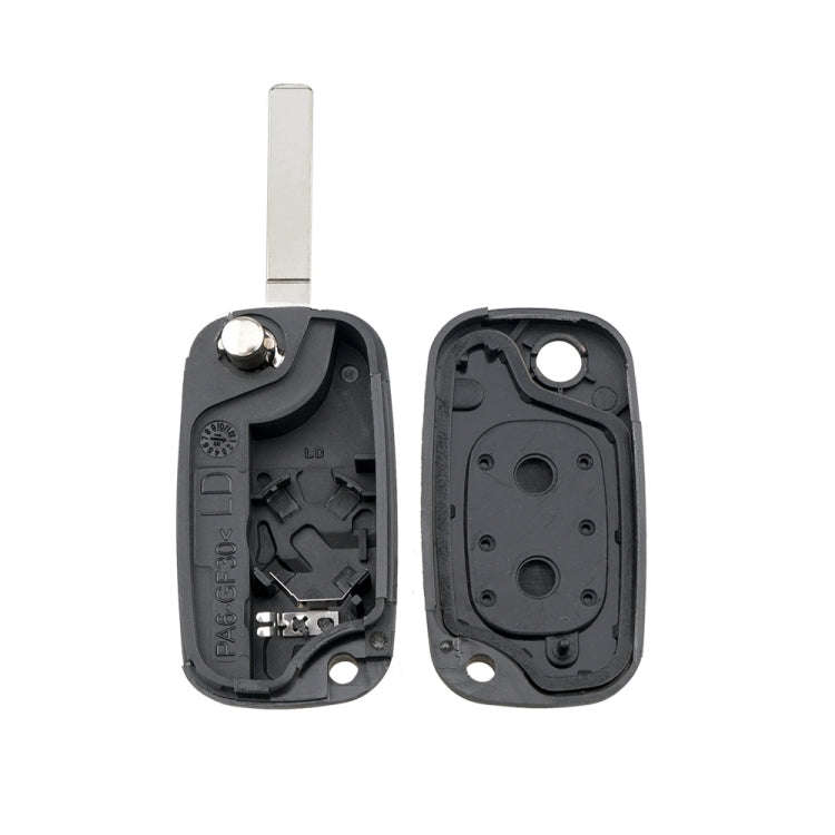 For RENAULT Clio / Megane / Kangoo / Modus Car Keys Replacement 2 Buttons Car Key Case with Folda...