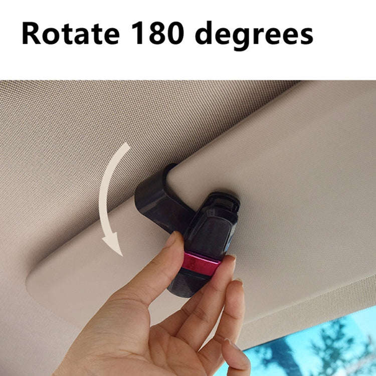 Vehicle Mounted Glasses Clip Car Eyeglass Bill Holder, Package: OPP Bag(Grey)