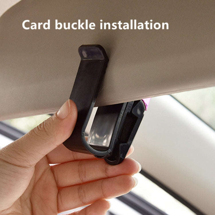 Vehicle Mounted Glasses Clip Car Eyeglass Bill Holder, Package: OPP Bag(Grey)