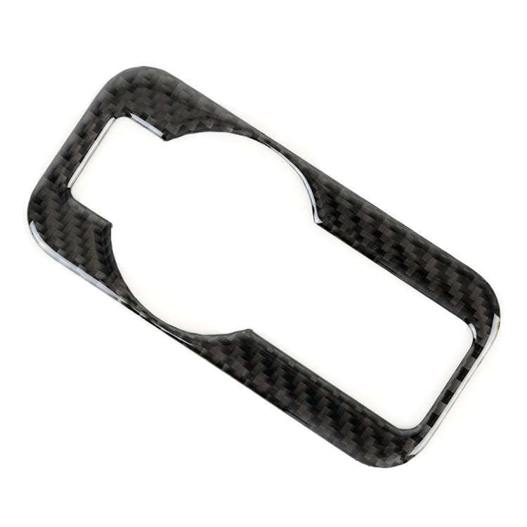 Car Carbon Fiber Headlight Panel Decorative Sticker for Volkswagen Touareg 2011-2018