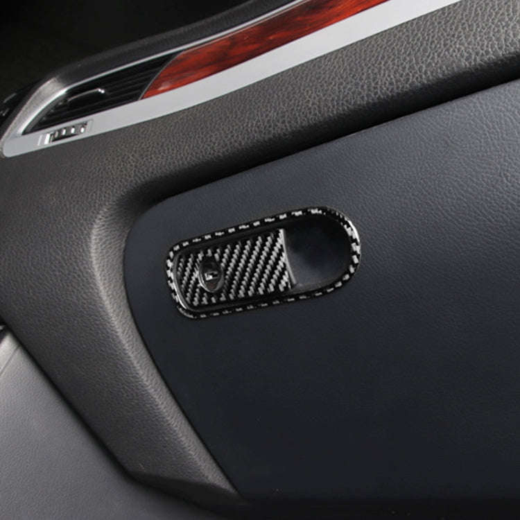 Car Carbon Fiber Front Passenger Seat Armrest Box Switch Decorative Sticker for Volkswagen Touare...