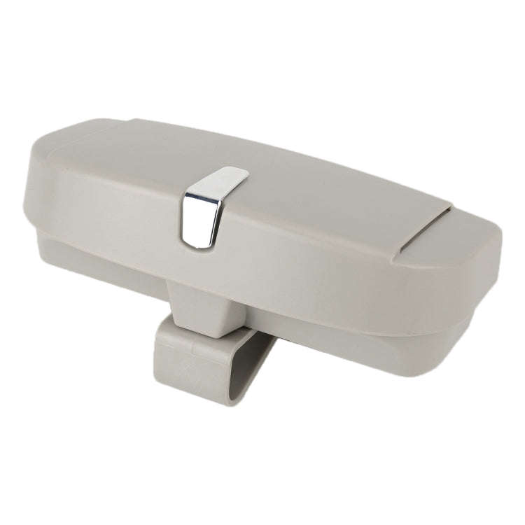 Car Multi-functional Glasses Case Sunglasses Box with Card Slot, Flat Style (Grey)
