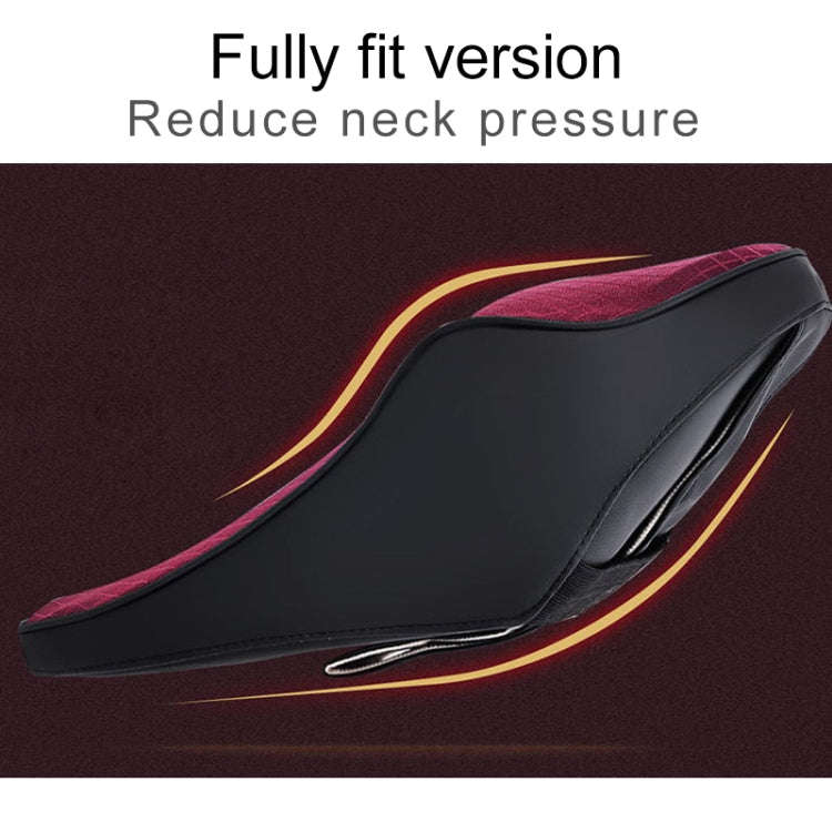 Four Seasons Breathable Memory Foam Car Neck Pillow Polyester Headrest (Orange)