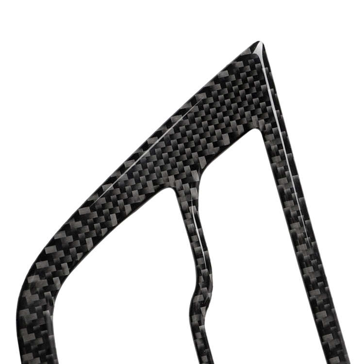 Car Tricolor Carbon Fiber CD Panel Decorative Sticker for BMW 5 Series G38 528Li / 530Li / 540Li ...