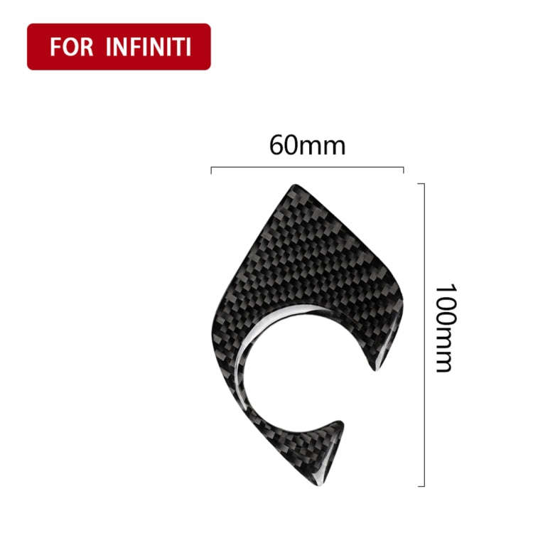 Car Carbon Fiber Gear Lever Lower Panel Decorative Sticker for BMW 5 Series G38 528Li / 530Li / 5...