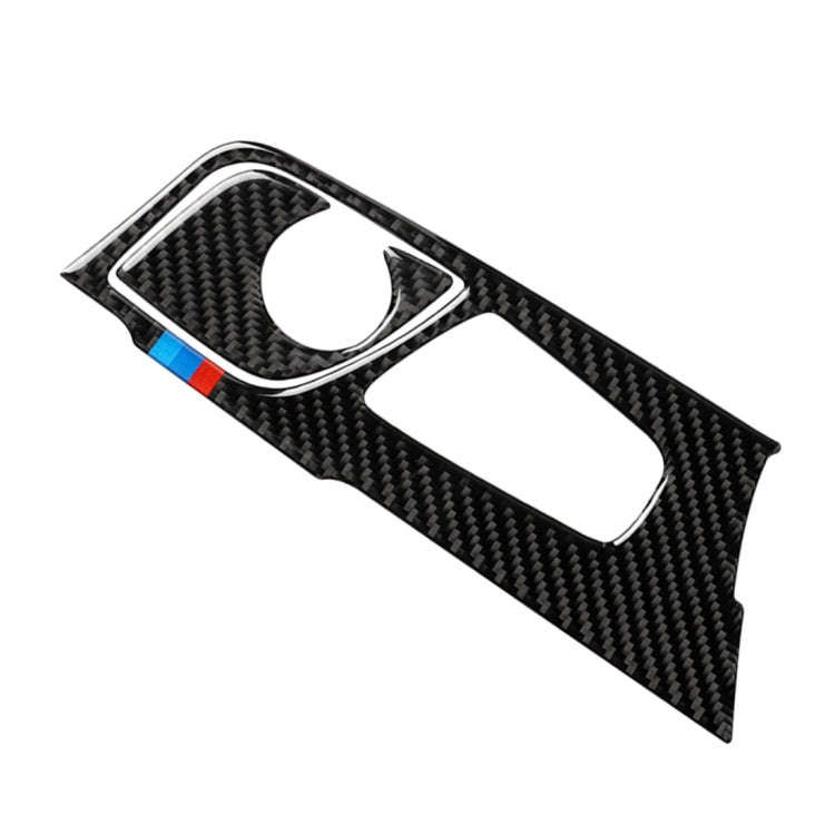2 in 1 Car Tricolor Carbon Fiber Gear Position Panel Decorative Sticker for BMW 5 Series G38 528L...