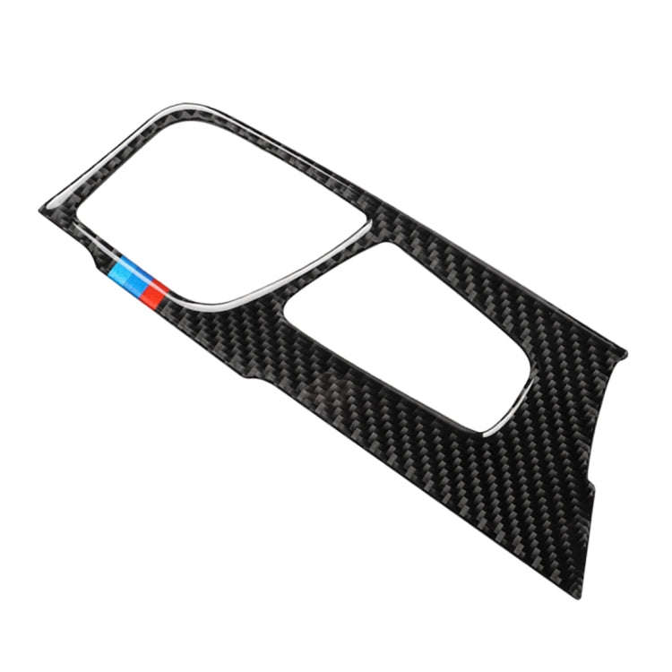 Car Tricolor Carbon Fiber Gear Position Panel Decorative Sticker for BMW 5 Series G38 528Li / 530...