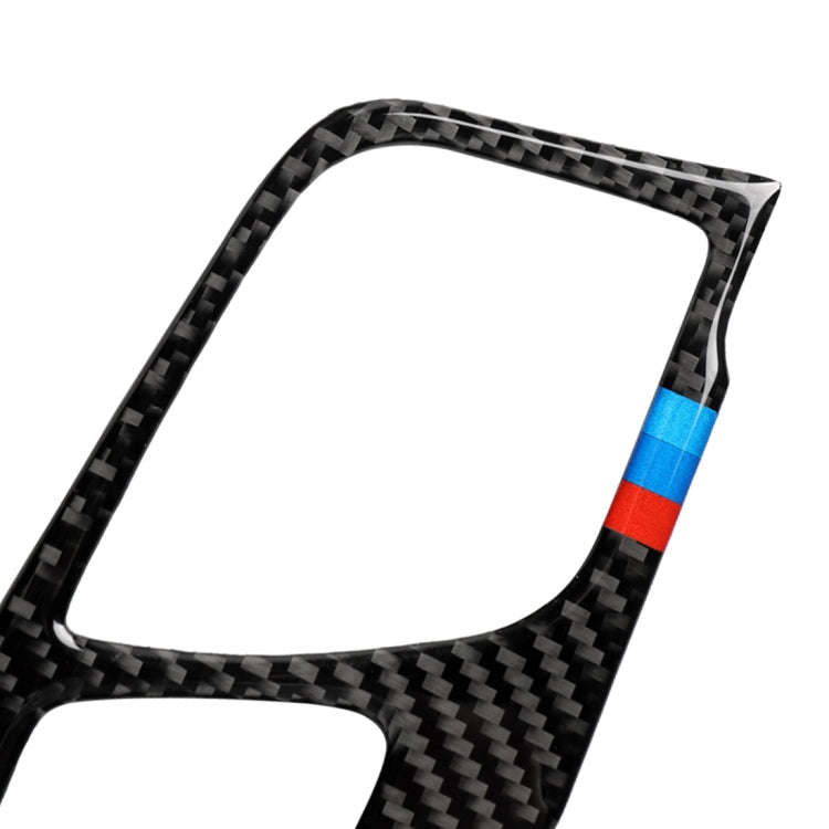 Car Tricolor Carbon Fiber Gear Position Panel Decorative Sticker for BMW 5 Series G38 528Li / 530...
