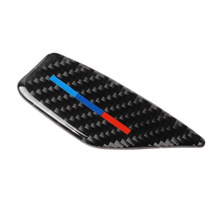 4 PCS Car Tricolor Carbon Fiber Door Inner Handle Wrist Panel Decorative Sticker for BMW 5 Series...
