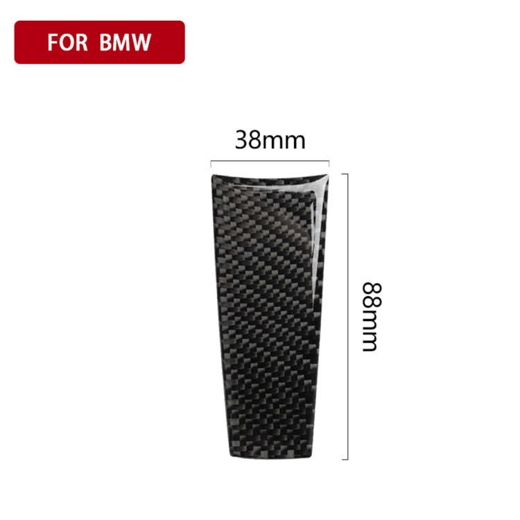 Car Carbon Fiber Steering Wheel Decorative Sticker for BMW 5 Series G30/G38 X3 G01/G08