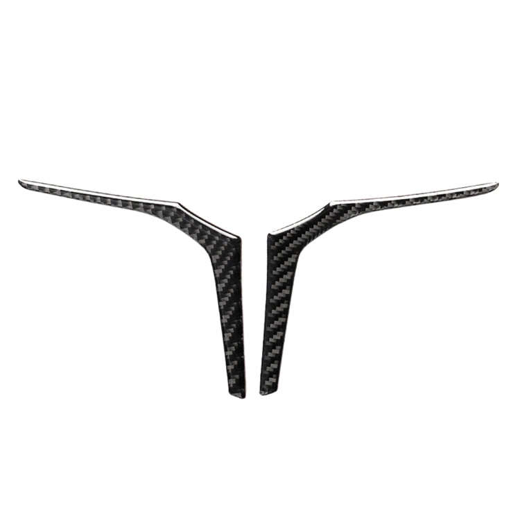 Car Carbon Fiber Steering Wheel Lower Panel Decorative Sticker for BMW G30(2018-2020) / G01(2018-...