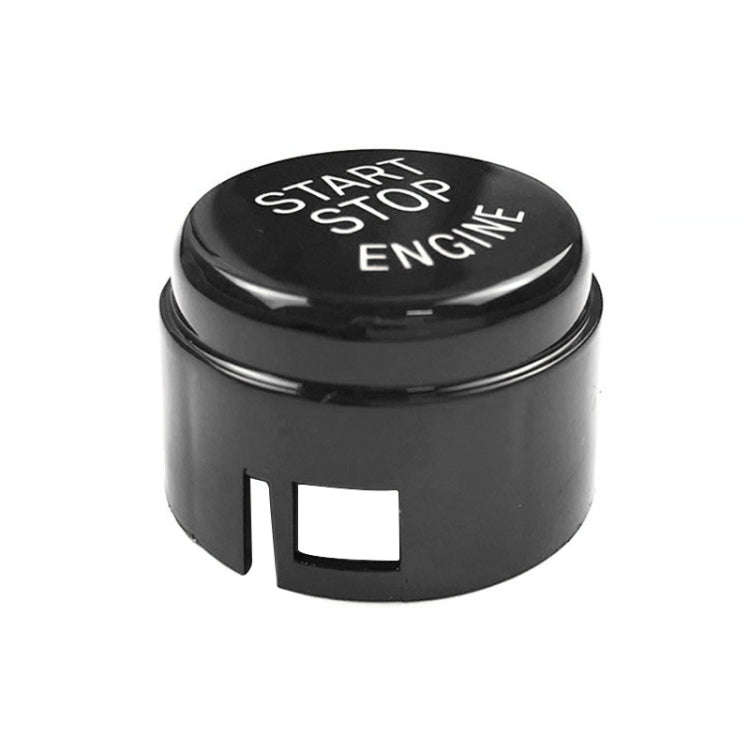 Car Engine Start Key Push Button Cover for BMW G / F Chassis,  without Start and Stop (Black)