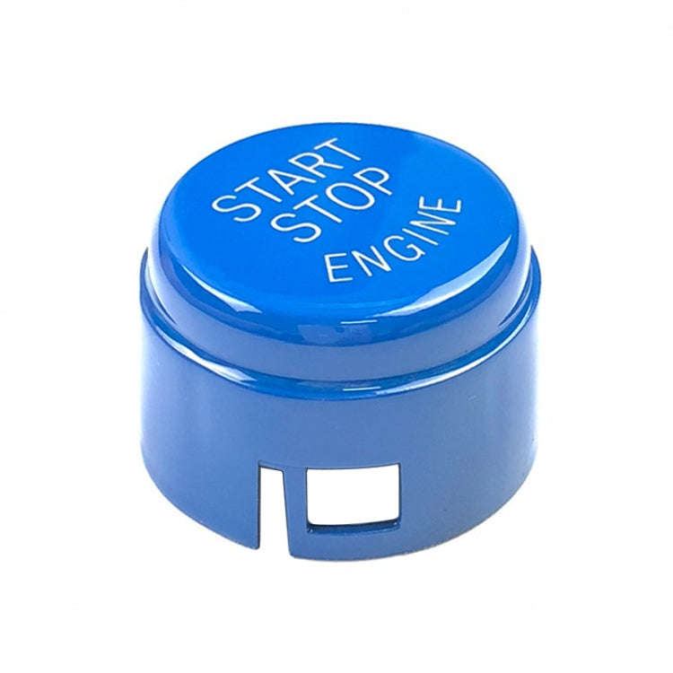 Car Engine Start Key Push Button Cover for BMW G / F Chassis,  without Start and Stop (Blue)