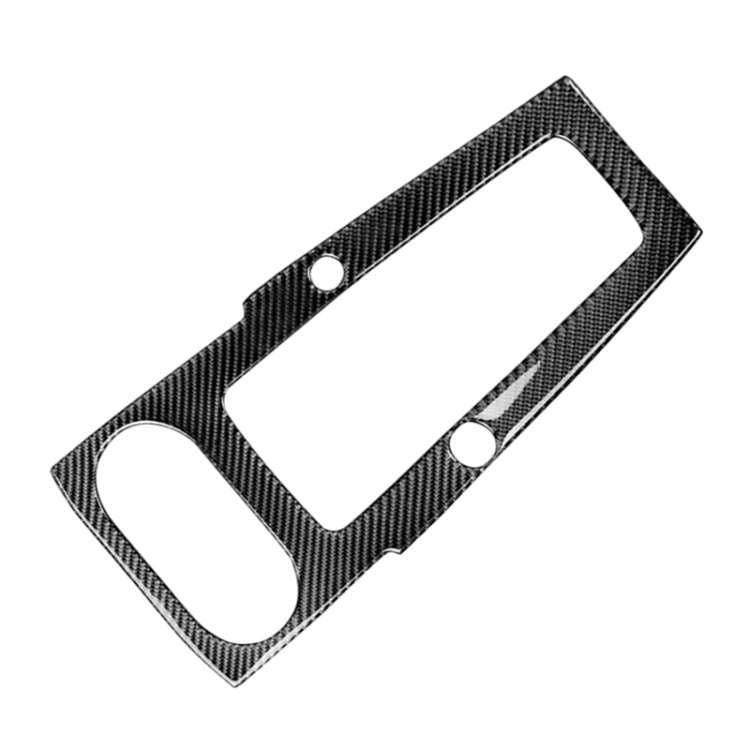 Car Carbon Fiber Gear Position Panel Decorative Sticker for Audi 2014-2017 A3, Left Drive