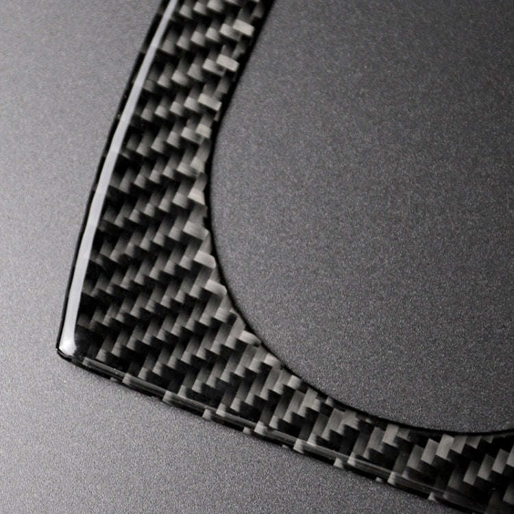 Car Carbon Fiber Gear Position Panel Decorative Sticker for Audi 2014-2017 A3, Left Drive