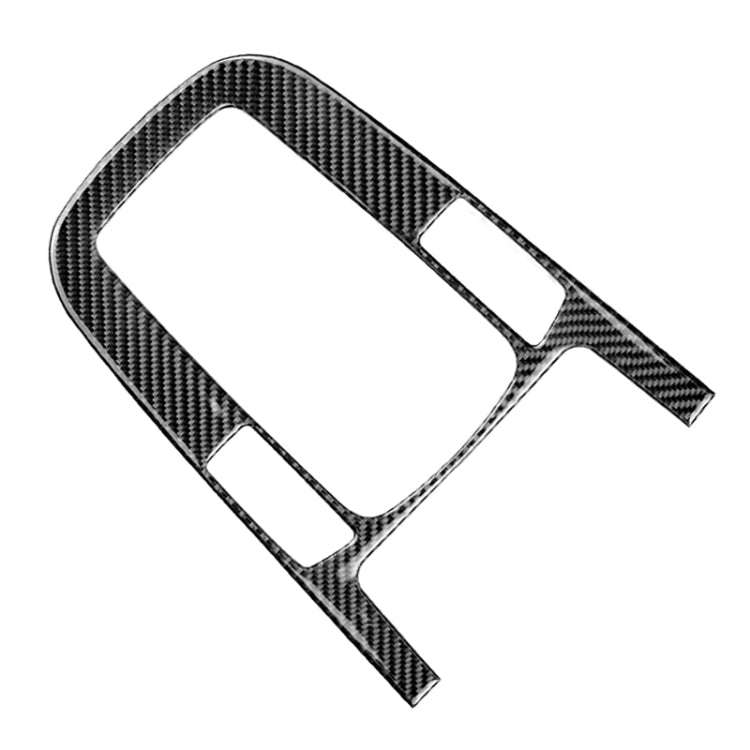 Car Carbon Fiber Gear Position Panel Decorative Sticker for Audi 2010-2018 Q5 / 2009-2016 A4L / 2...