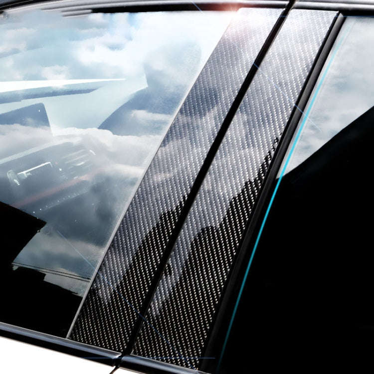 Car Carbon Fiber B Column Decorative Sticker for BMW E90 2005-2012