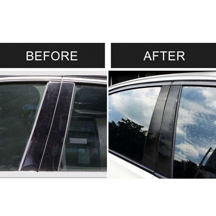 Car Carbon Fiber B Column Decorative Sticker for BMW E90 2005-2012