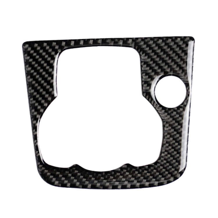 Car Carbon Fiber Left Drive Multimedia Frame A Decorative Sticker for Mazda Axela 2013-2016