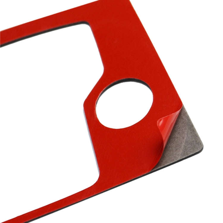 Car Carbon Fiber Right Drive Multimedia Frame B Decorative Sticker for Mazda Axela 2017-2018