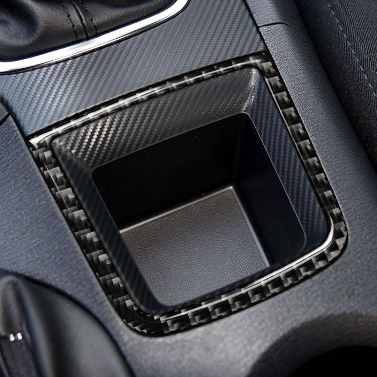 Car Carbon Fiber Central Control Sundries Frame Decorative Sticker for Mazda Axela 2013-2016