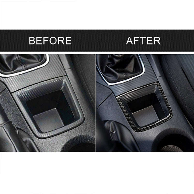 Car Carbon Fiber Central Control Sundries Frame Decorative Sticker for Mazda Axela 2013-2016
