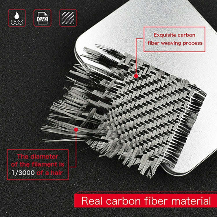 2 PCS Car Carbon Fiber Door Inner Handle Outer Frame Decorative Sticker for Mazda Axela 2014 / 20...