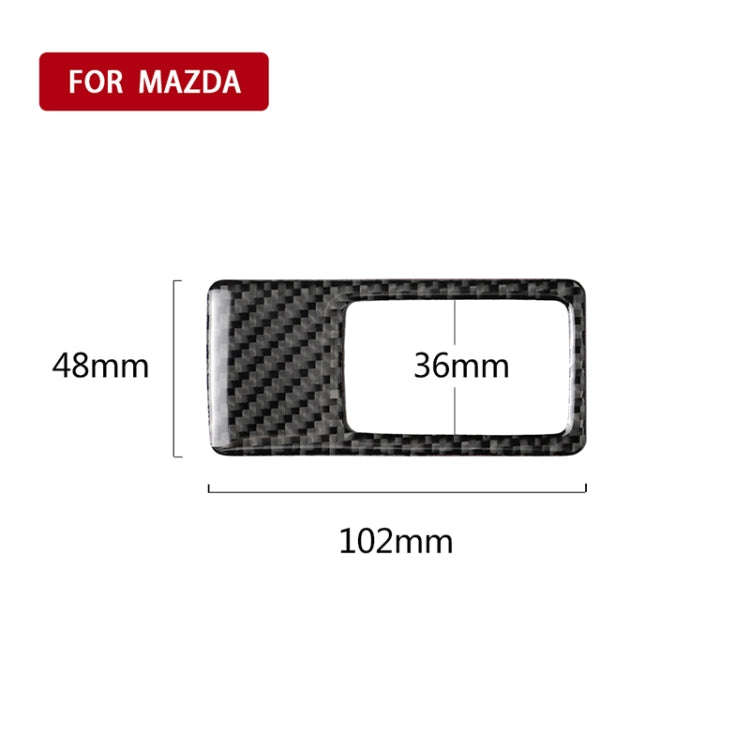 Car Carbon Fiber Headlight Adjustment Frame Decorative Sticker for Mazda Axela 2014 / 2017-2018, ...