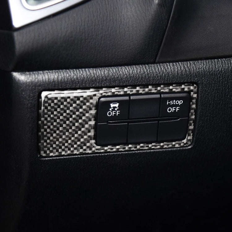 Car Carbon Fiber Headlight Adjustment Frame Decorative Sticker for Mazda Axela 2014 / 2017-2018, ...