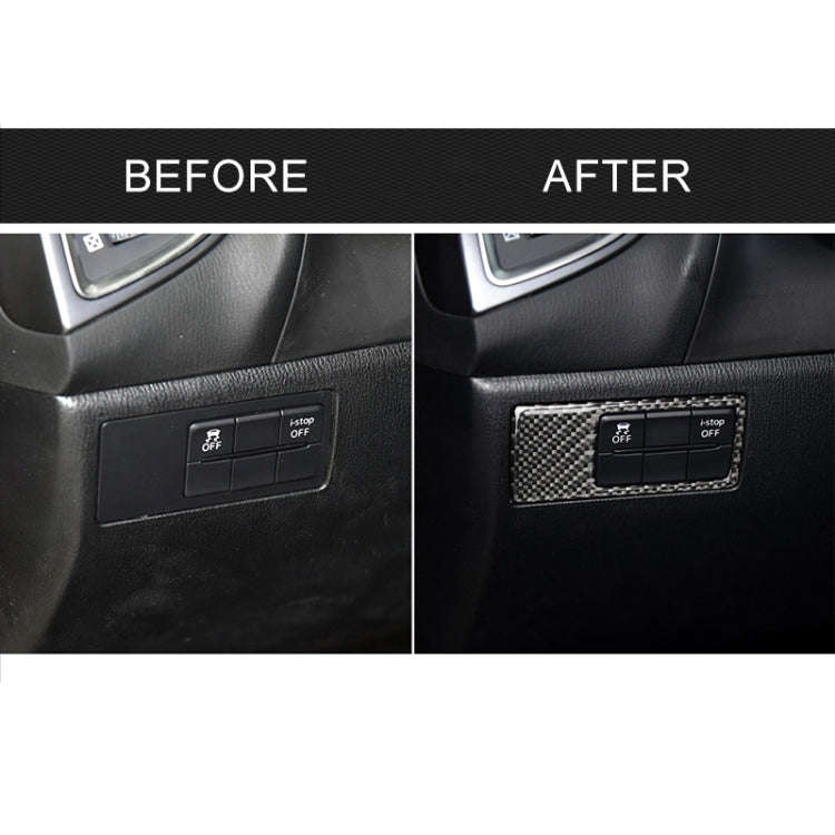 Car Carbon Fiber Headlight Adjustment Frame Decorative Sticker for Mazda Axela 2014 / 2017-2018, ...