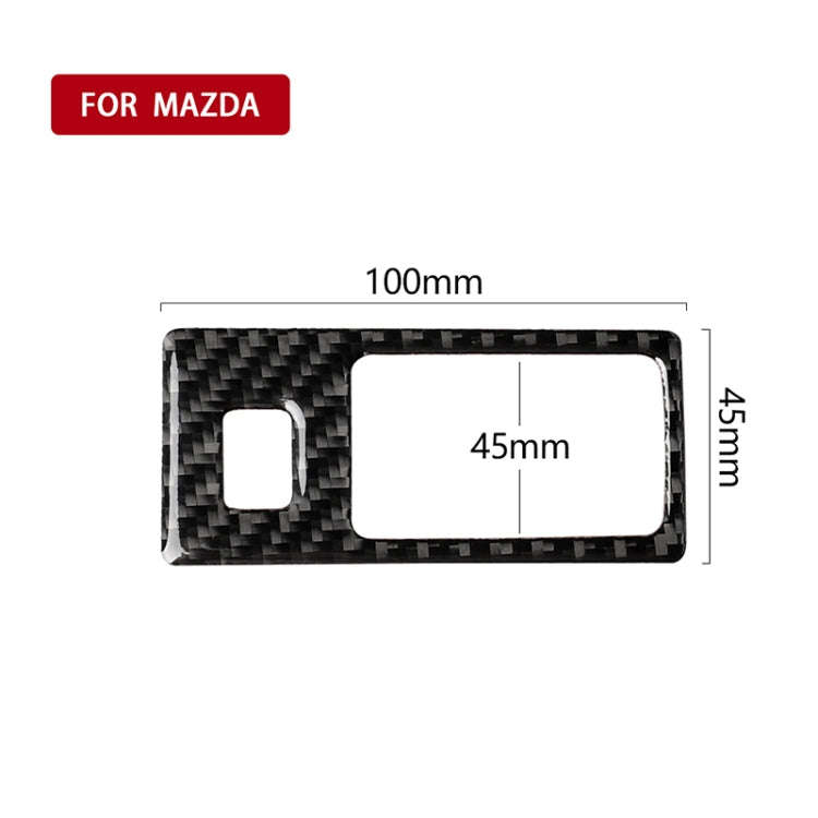 Car Carbon Fiber Headlight Adjustment Frame Decorative Sticker for Mazda Axela 2014 / 2017-2018, ...
