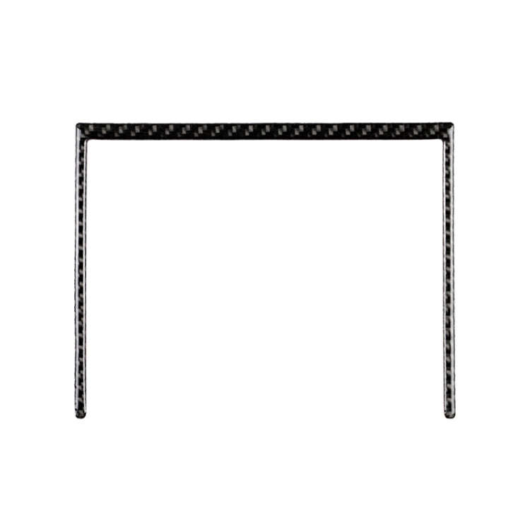 Car Carbon Fiber Storage Box U Shape Frame Decorative Sticker for Toyota Eighth Generation Camry ...