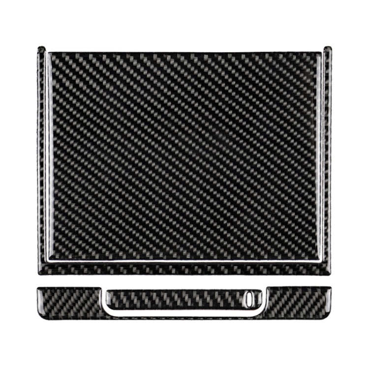 4 in 1 Car Carbon Fiber Storage Box Decorative Sticker for Toyota Eighth Generation Camry 2018-2019