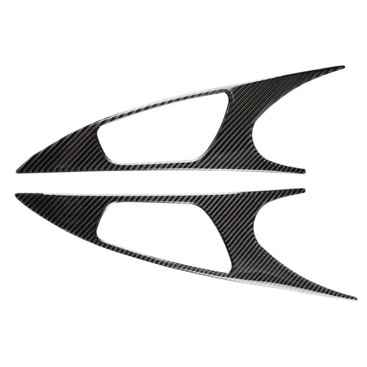 2 PCS Car Carbon Fiber Door Inner Handle Wrist Panel Decorative Sticker for Honda Tenth Generatio...