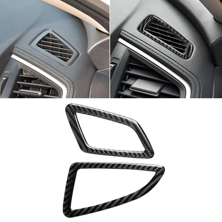 Car Carbon Fiber Left Drive Instrument Air Outlet Decorative Sticker for Honda Tenth Generation C...