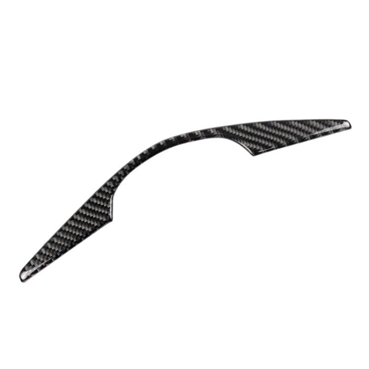 Car Carbon Fiber Steering Wheel Decorative Sticker for Cadillac XT5 2016-2017