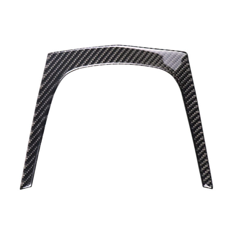 Car Carbon Fiber Central Control U Shape Frame Decorative Sticker for Cadillac XT5 2016-2017