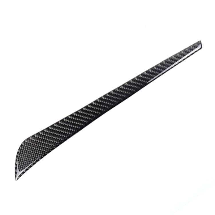 Car Carbon Fiber Middle Air Outlet Decorative Sticker for Cadillac XT5 2016-2017, Left Drive