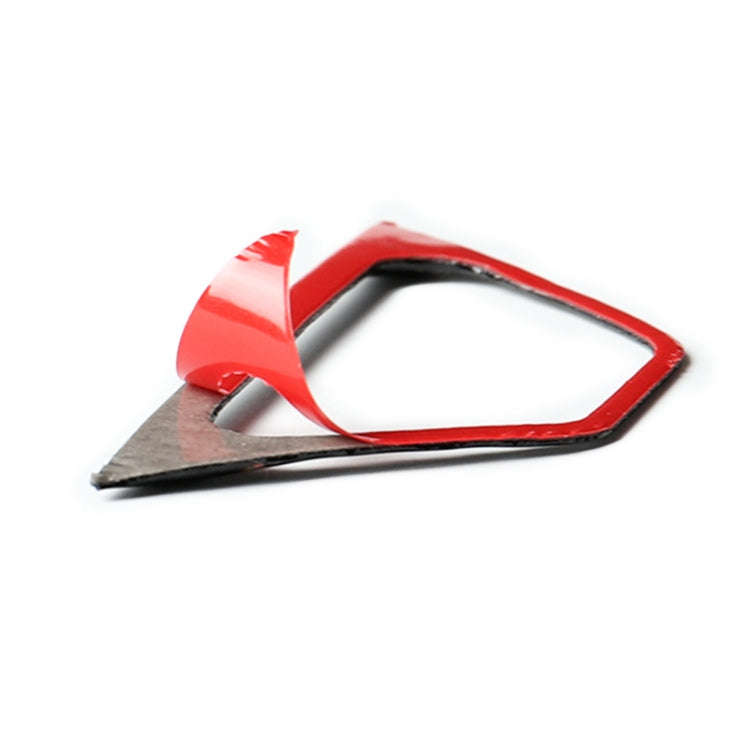 Car Carbon Fiber Warning Light Decorative Sticker for Chevrolet Camaro 2017-2019