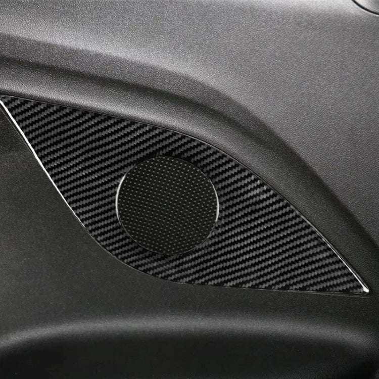 2 PCS Car Carbon Fiber Rear Horn Decorative Sticker for Chevrolet Camaro 2017-2019