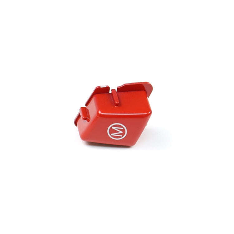 Wheel M Fashion Button Switch Trim Cover for BMW 3 series E90 E92 E93 M3 2007-2013(Red)