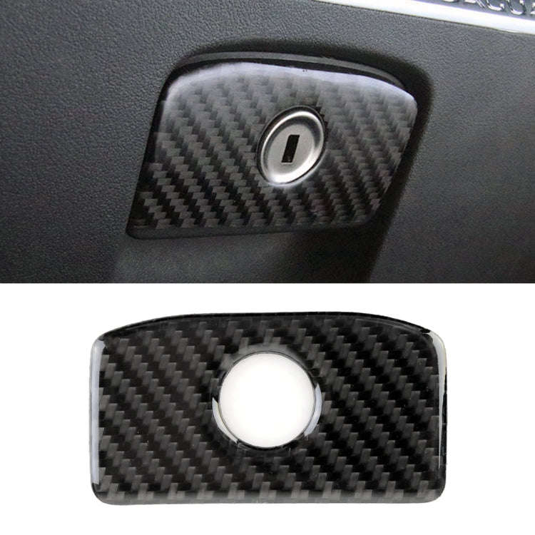 Carbon Fiber Car Storage Box Decorative Sticker for Jaguar F-PACE 2016-2020