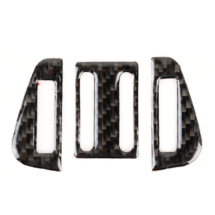 Carbon Fiber Car Air Outlet Decorative Sticker for Jaguar F-PACE 2016-2020