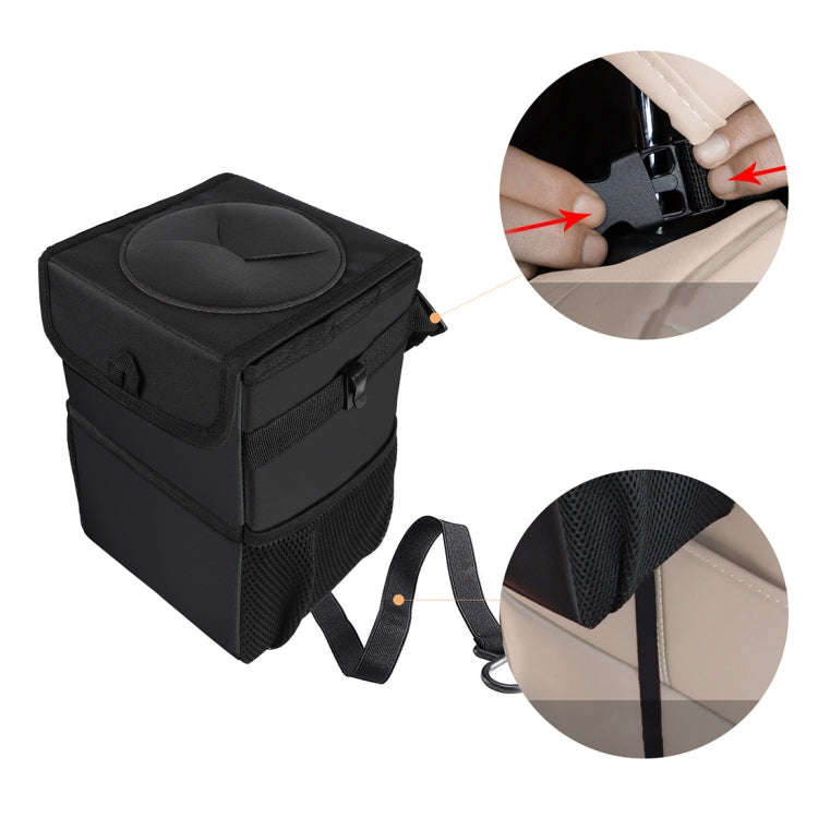 Car Back Seat Hook Garbage Can Car Storage Box